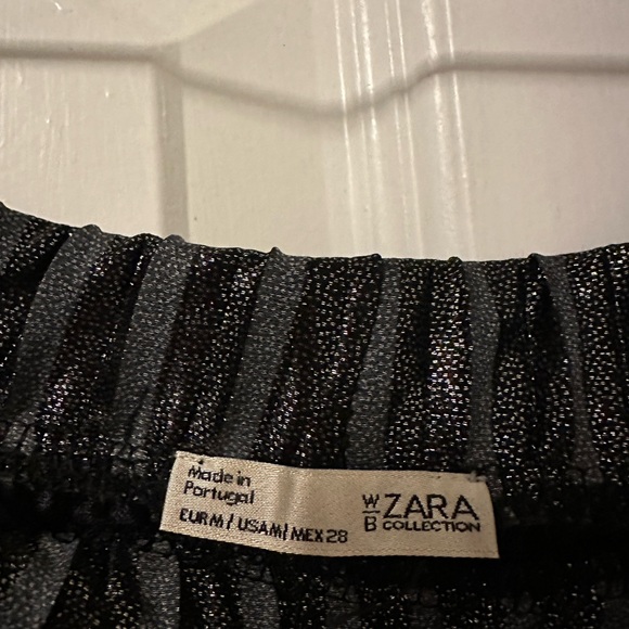 Zara - Metallic midi skirt - size M - Picture 2 of 2